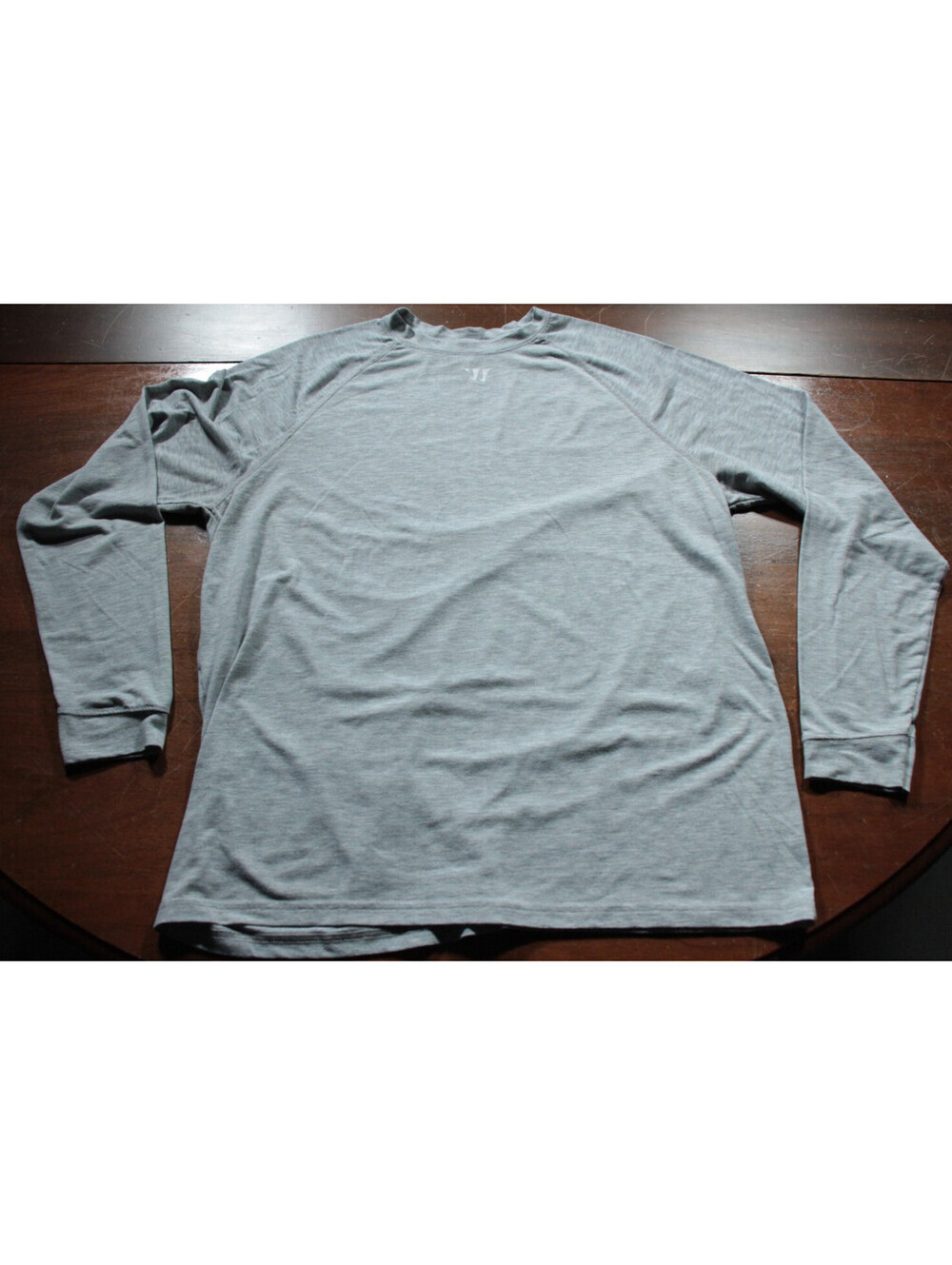 Warrior Hockey Shirt Gray Long Sleeve T-Shirt M Undershirt